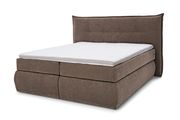 Boxspringbett Stoff in sahara