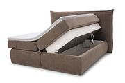 Boxspringbett Stoff in sahara